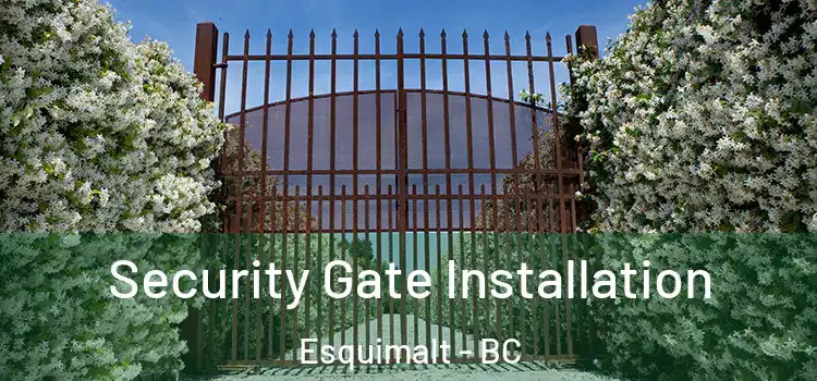 Security Gate Installation Esquimalt - BC